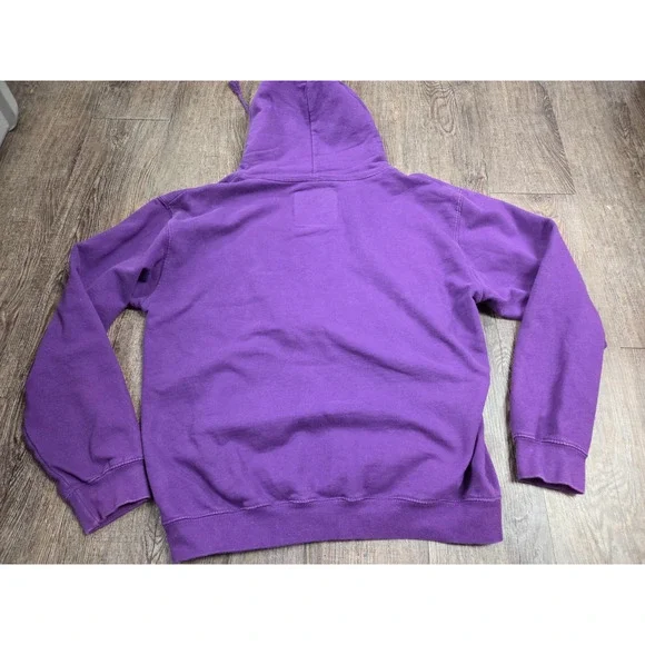 LouCity Authentic Louisville City Purple FC Men's Club Hoodie Sweatshirt Medium - Picture 6 of 6